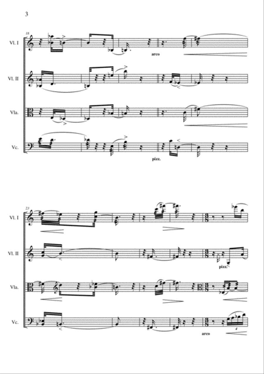 Sinfonia eterea e quieta... Chamber Orchestra scores gallery preview page 6