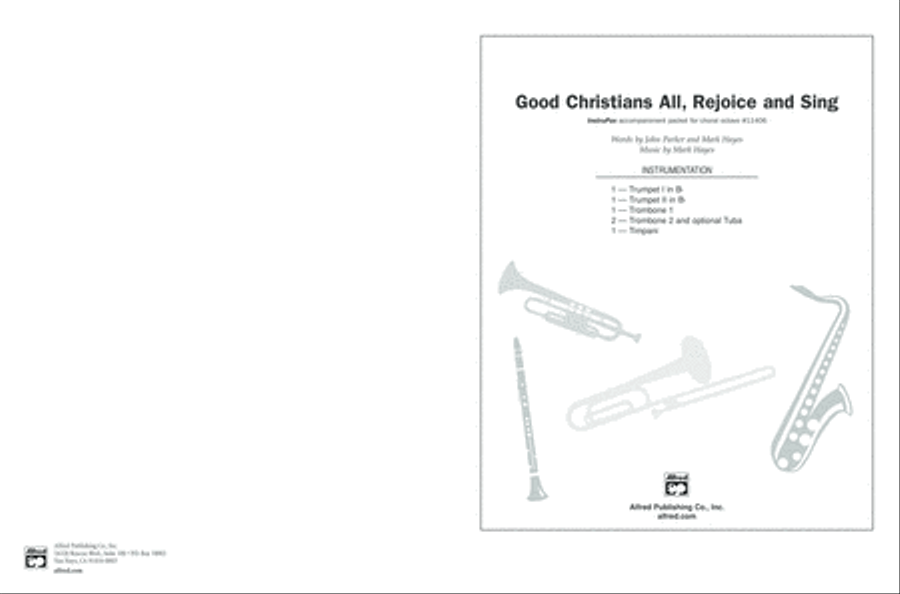 Book cover for Good Christians All, Rejoice and Sing (An Easter Concertato)