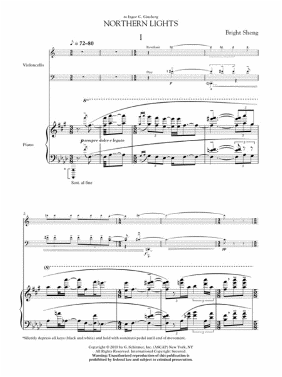 Northern Lights Piano Accompaniment scores gallery preview page 4