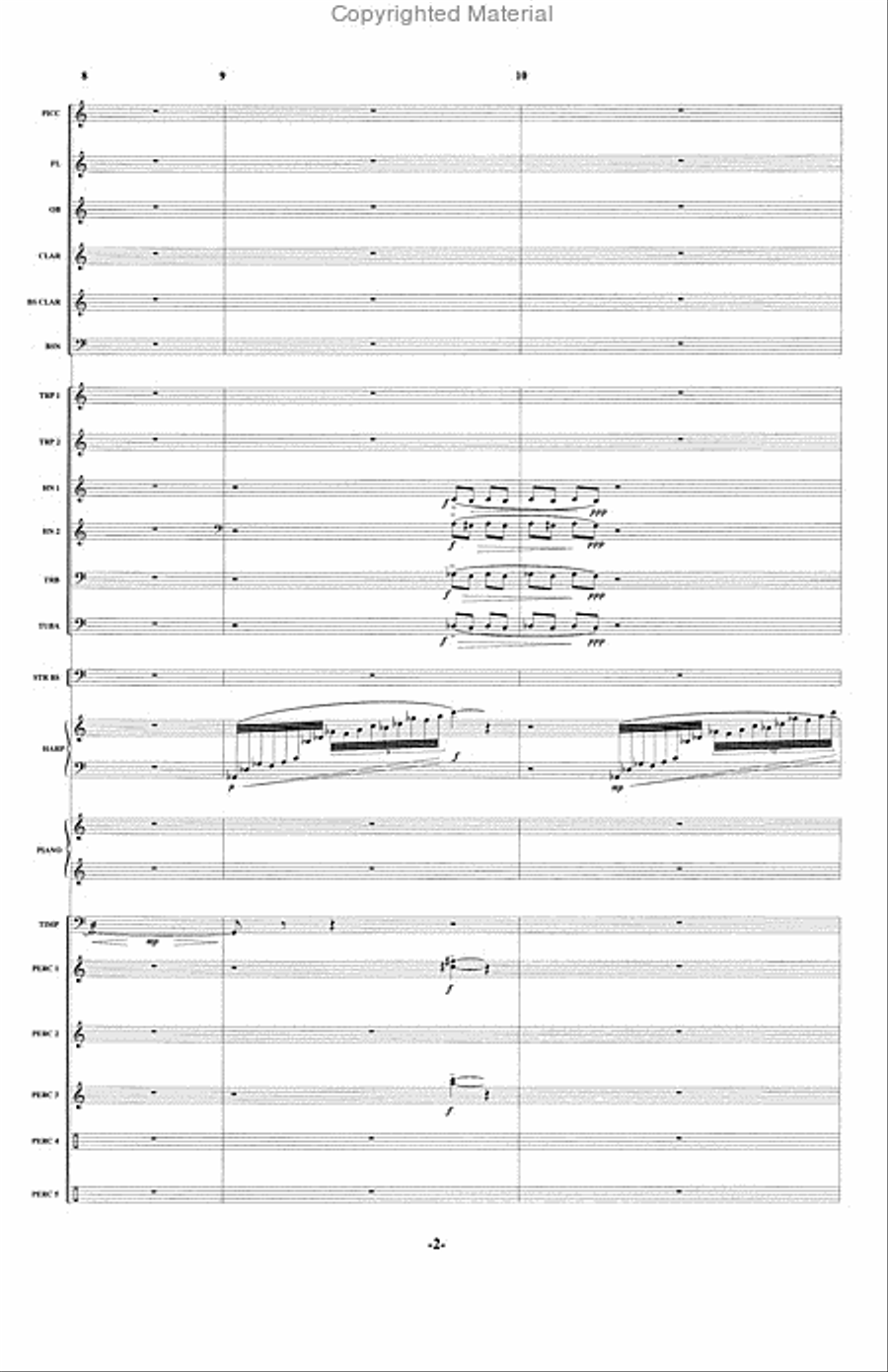 Waking Angels Concert Band scores gallery preview page 3