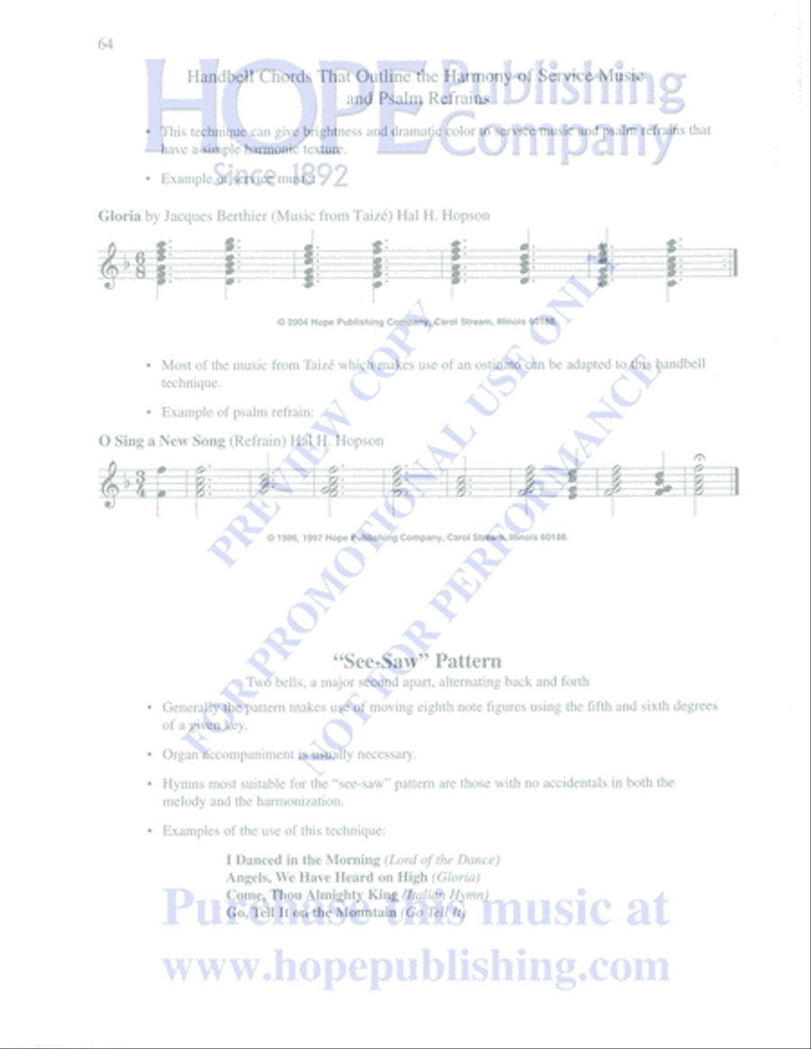 Practical Guide to Arranging Music for Organ, Choir, Handbells & Other Instrumen Choir scores gallery preview page 65