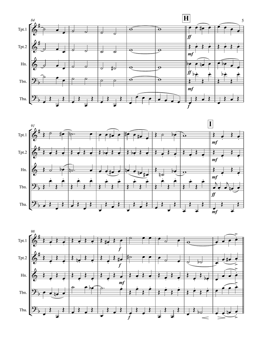 Mele Kalikimaka Brass Ensemble scores gallery preview page 6
