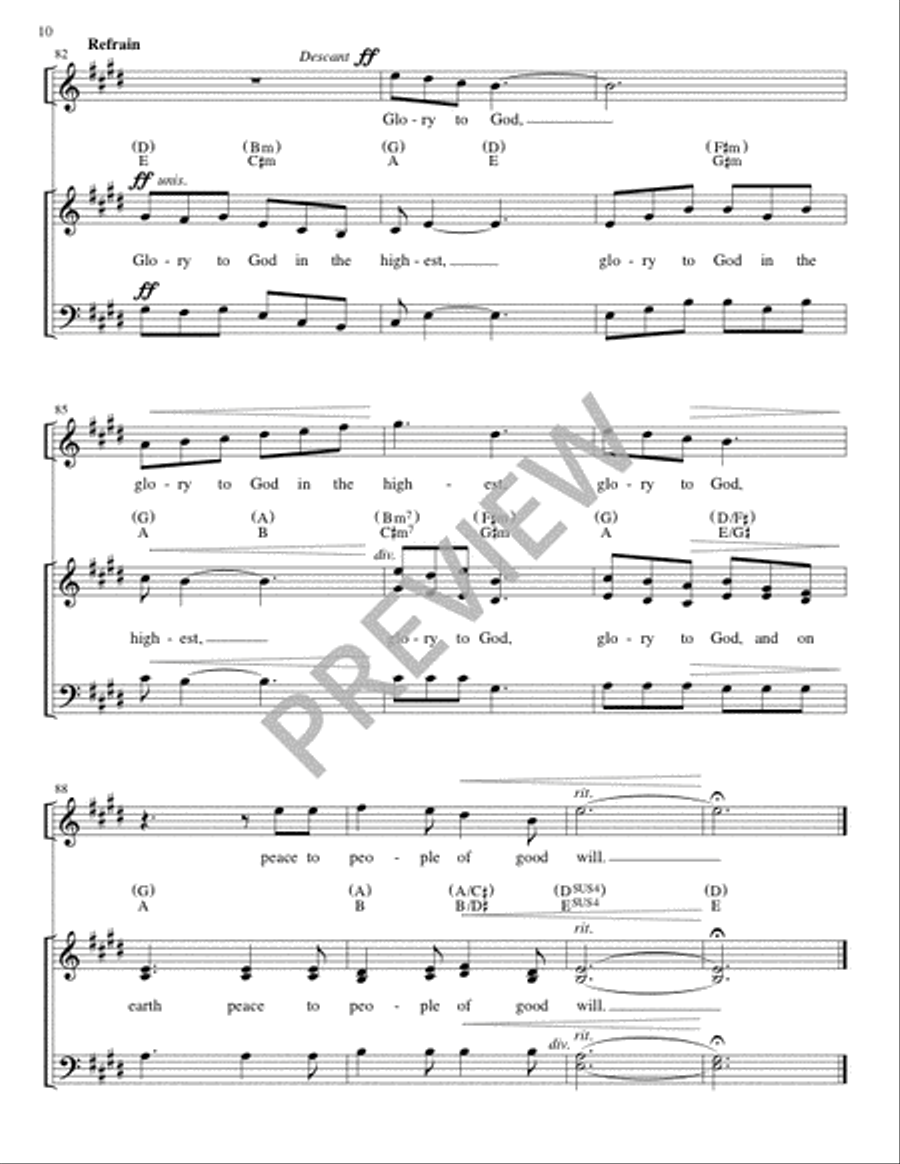 The Glendalough Mass - Guitar edition Guitar scores gallery preview page 11