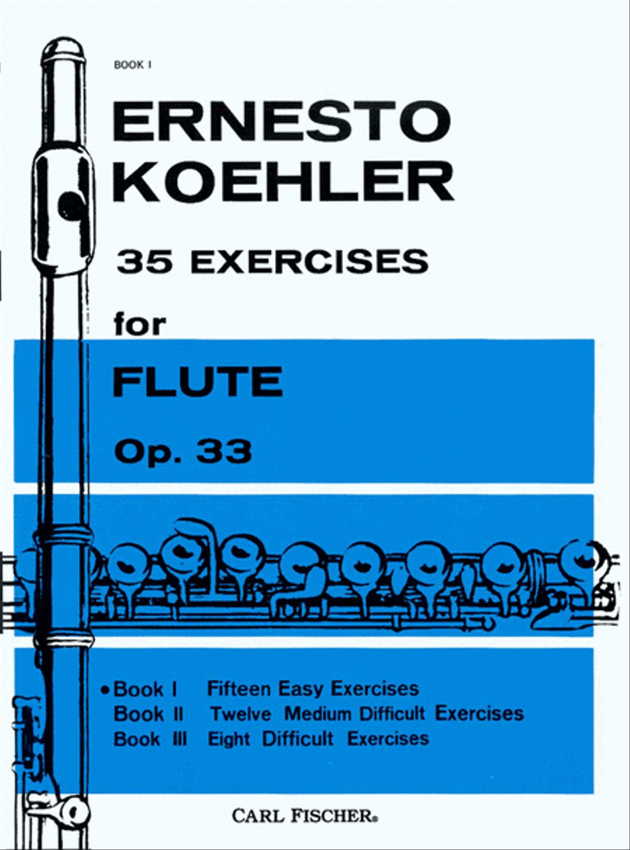 35 Exercises for Flute, Op. 33 - Book I Flute scores gallery preview page 1