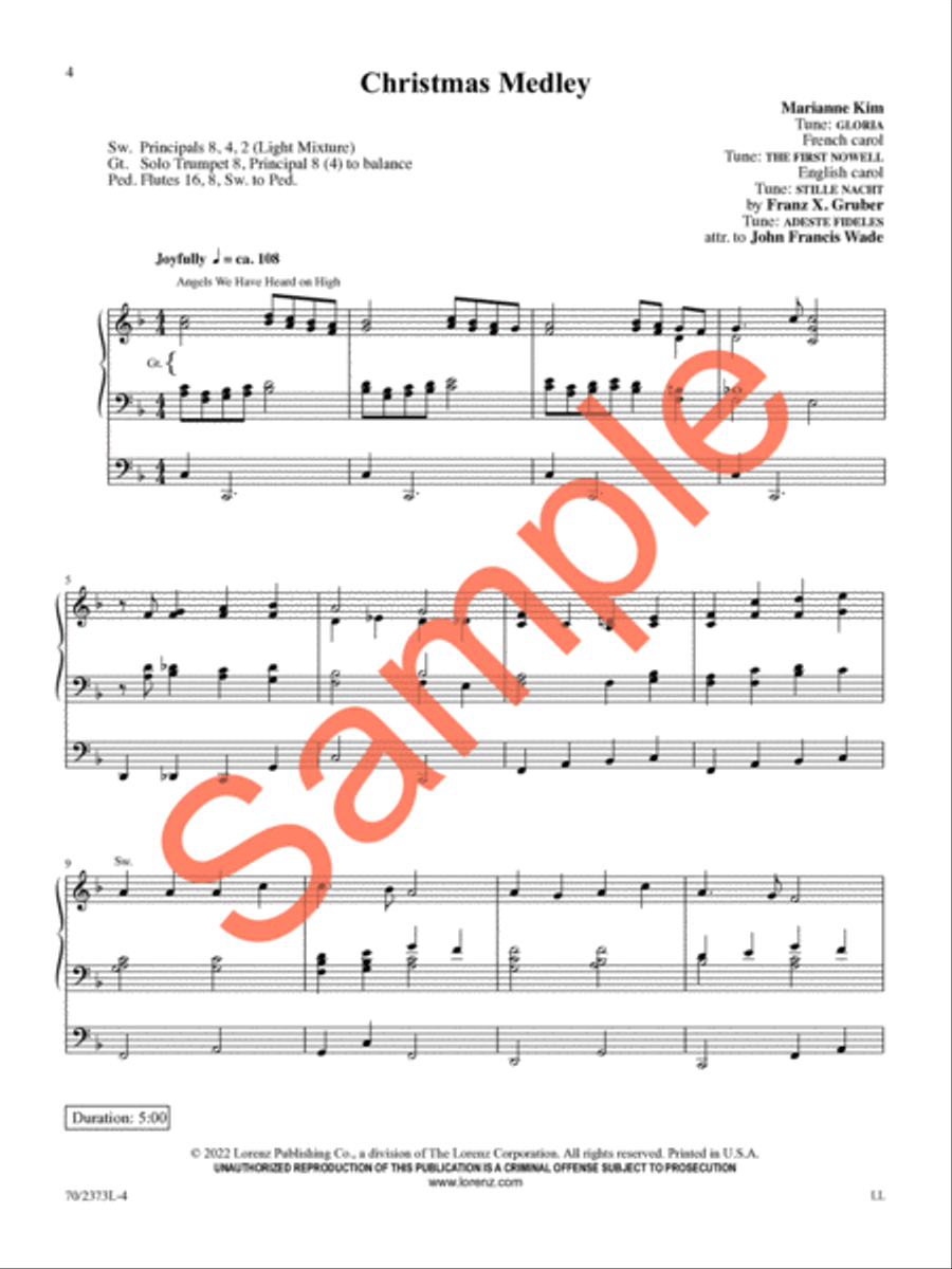 The Heart and Soul of Christmas, Vol. 2 Organ Solo scores gallery preview page 5