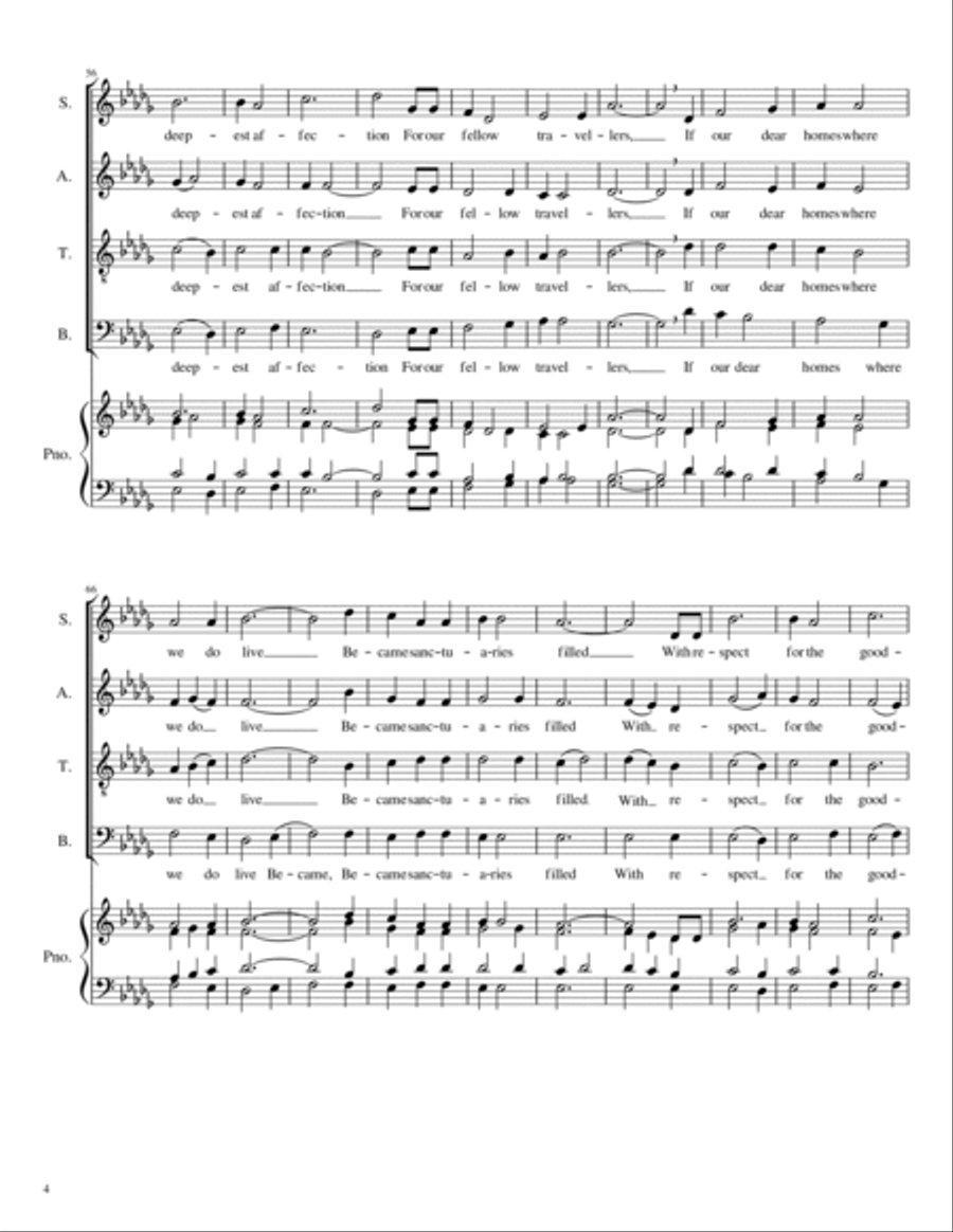 Where then could pain find a hold? 4-Part scores gallery preview page 4