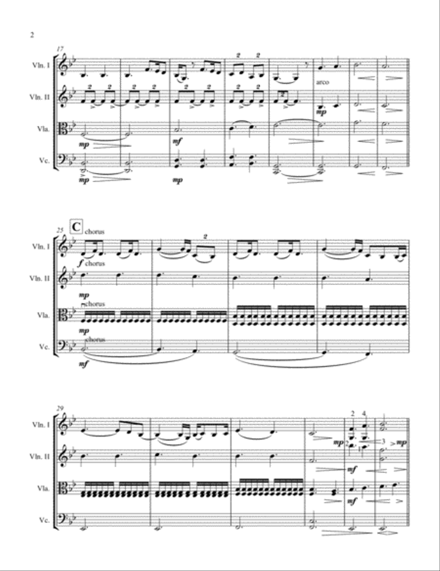 A Thousand Years A Thousand Years String Quartet scores gallery preview page 2