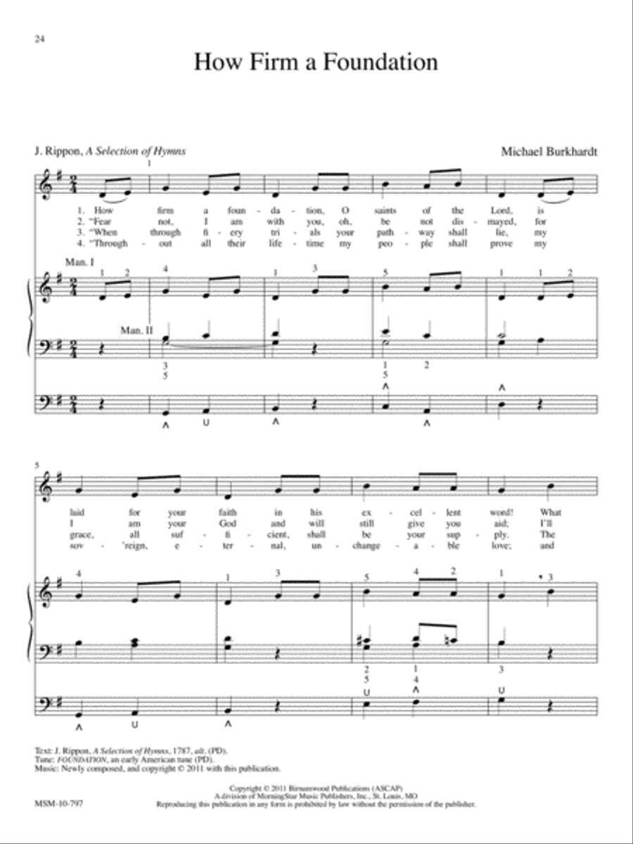 Easy Hymn Accompaniments for Organ Organ Solo scores gallery preview page 11