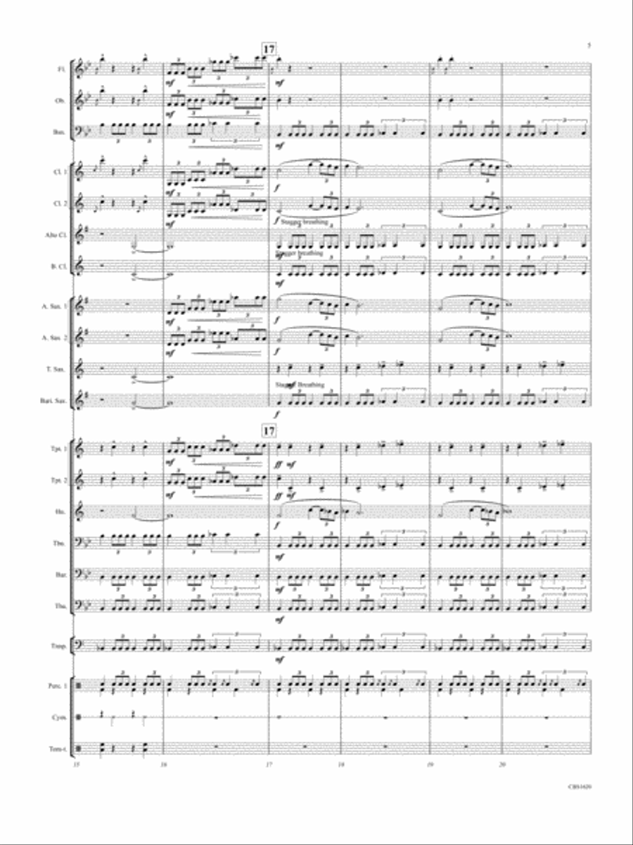 SPQR (Senatus Populusque Romanus ) Concert Band scores gallery preview page 5