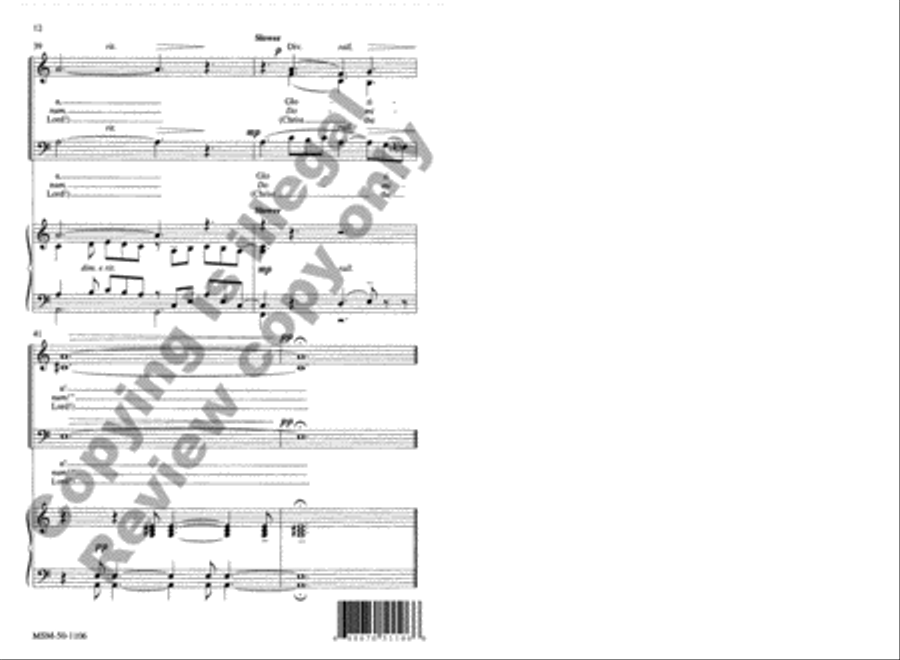 Gabriel's Message The Journey of the Magi 3-Part scores gallery preview page 12