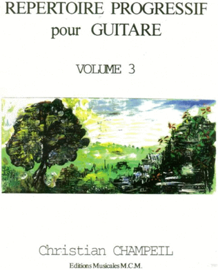 Book cover for Progressive repertoire for guitar vol 3