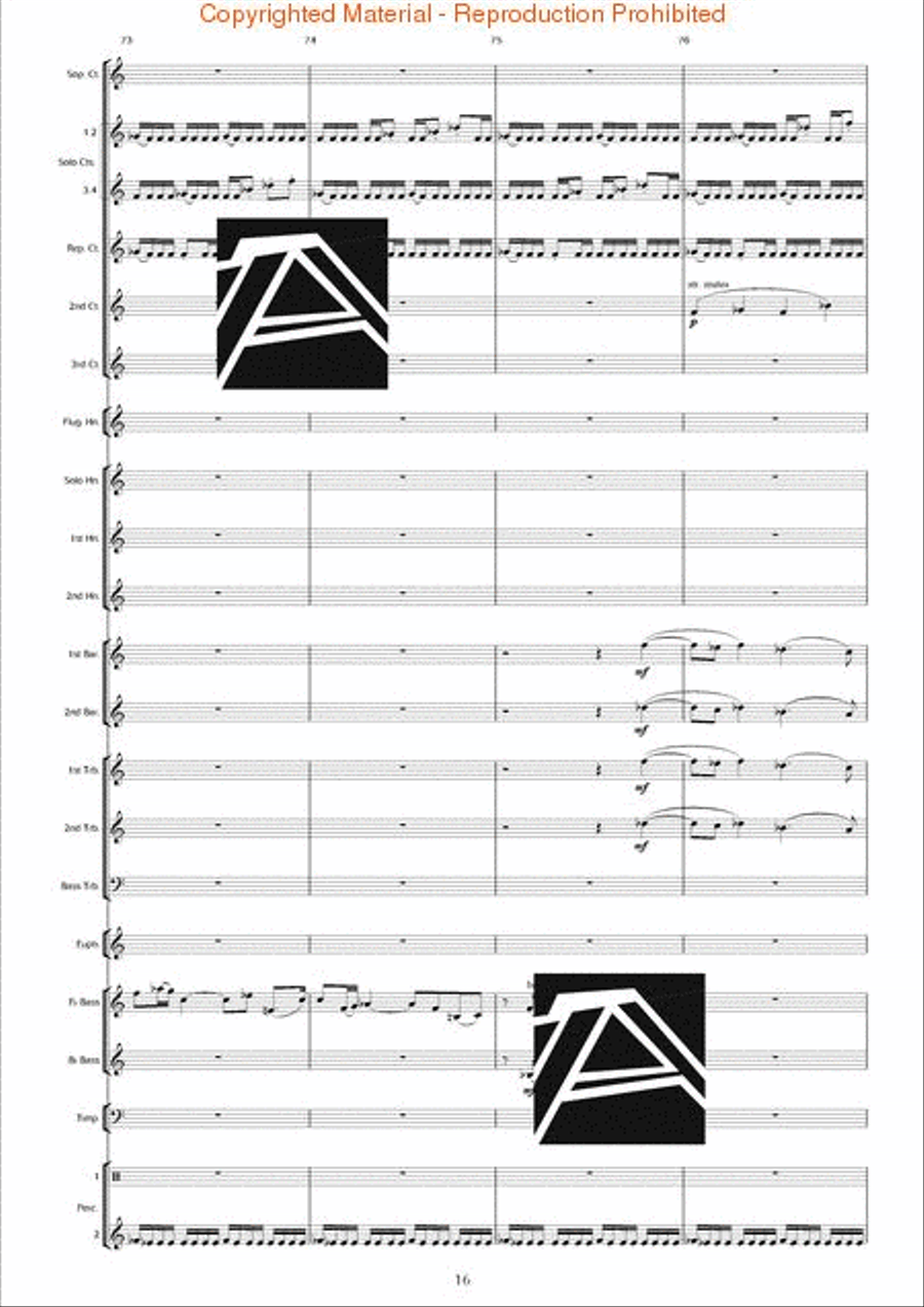 Surround Sound Brass Band scores gallery preview page 17
