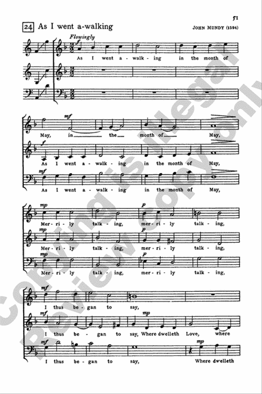 Invitation to Madrigals, Book 1 3-Part scores gallery preview page 47