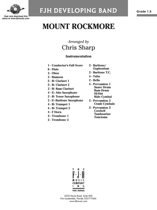 Mount Rockmore: Score