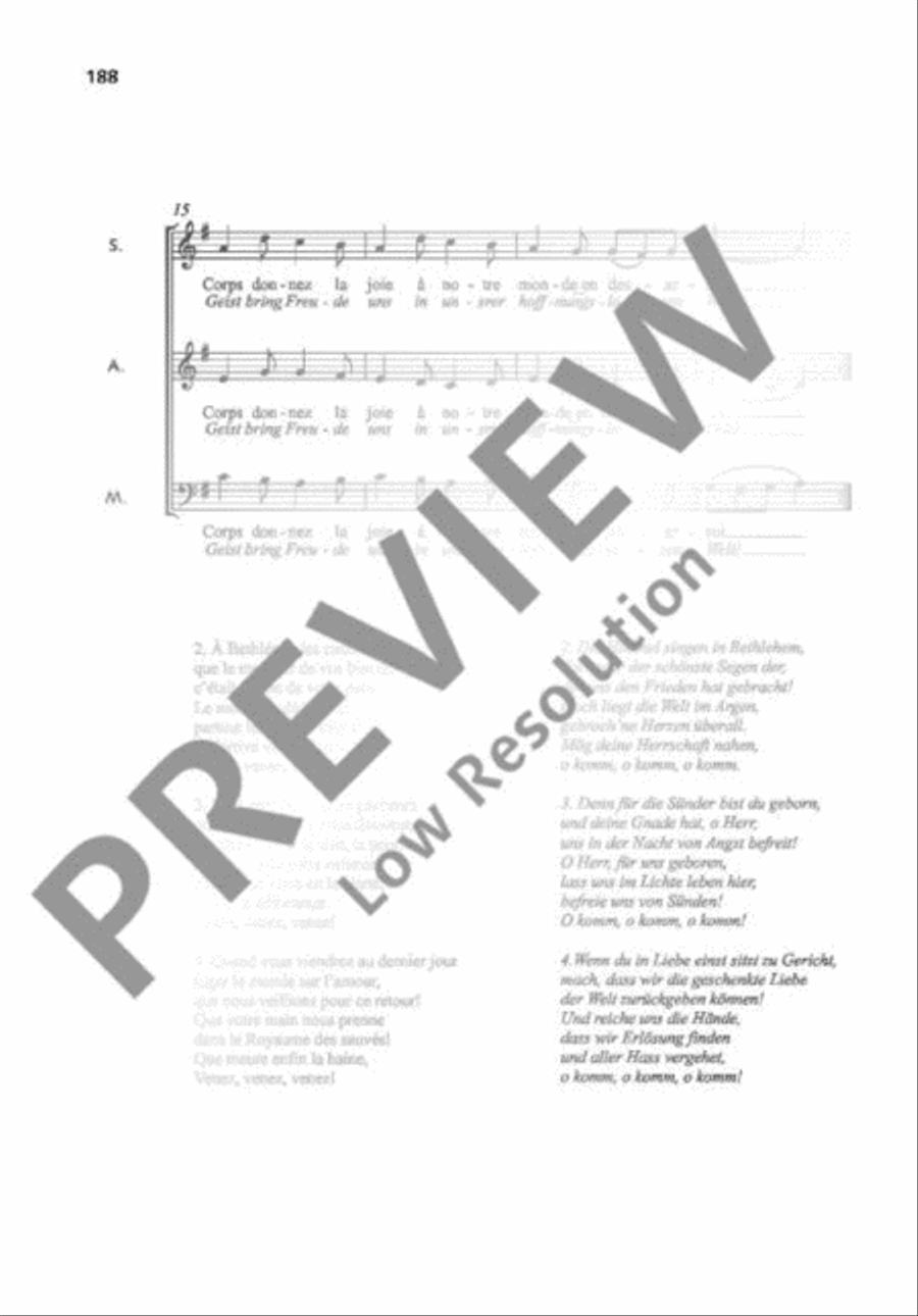 Venez divin Messie Venez divin Messie Mixed Choir scores gallery preview page 4