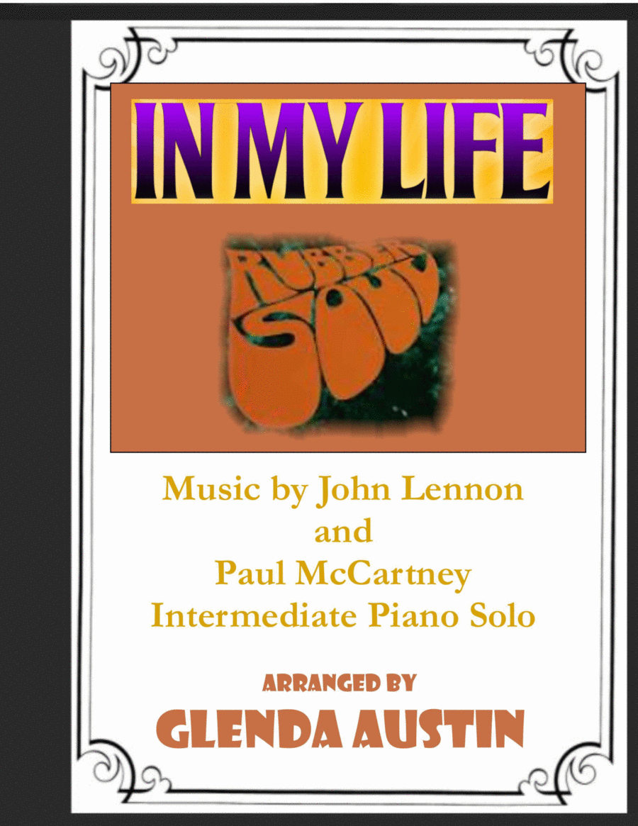 In My Life Piano Solo scores gallery preview page 1
