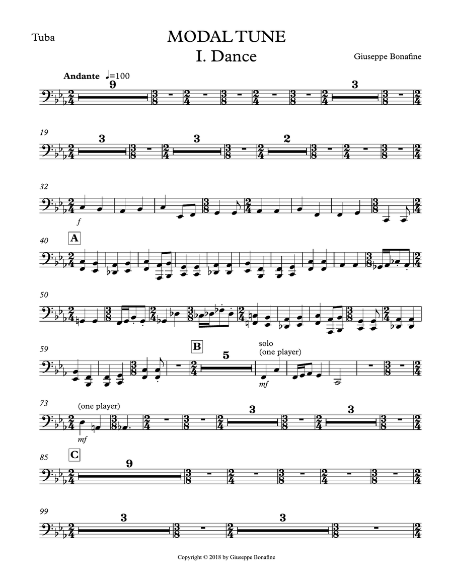 Modal Tune: Tuba