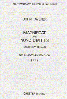 Book cover for Magnificat and Nunc Dimittis (Collegium Regale)