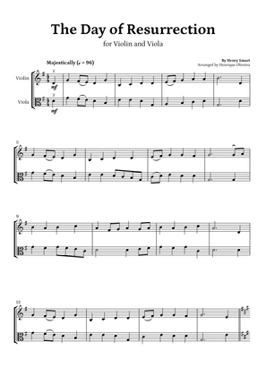 The Day of Resurrection (Violin and Viola) - Easter Hymn