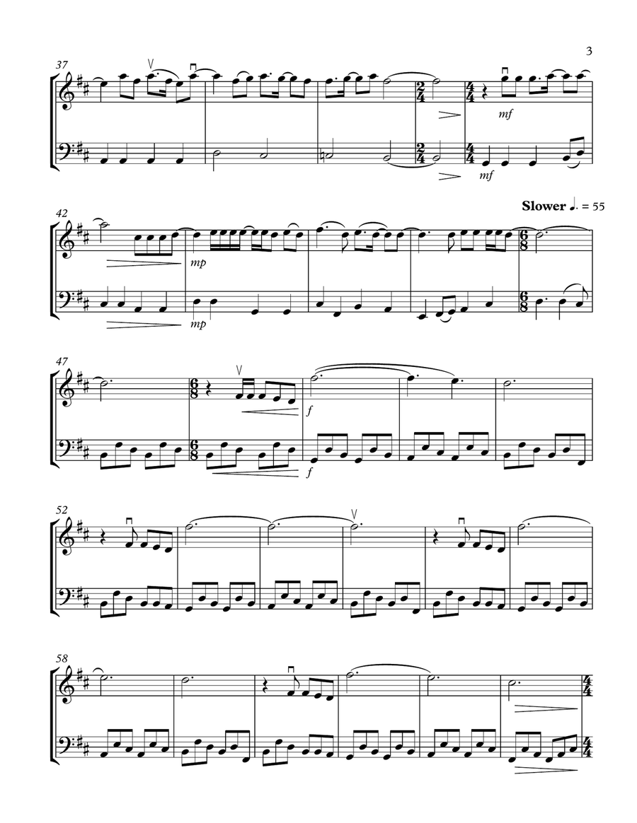 Here On Out String Duet scores gallery preview page 3