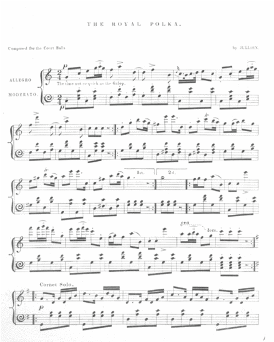 The Royal Polka Piano Solo scores gallery preview page 3