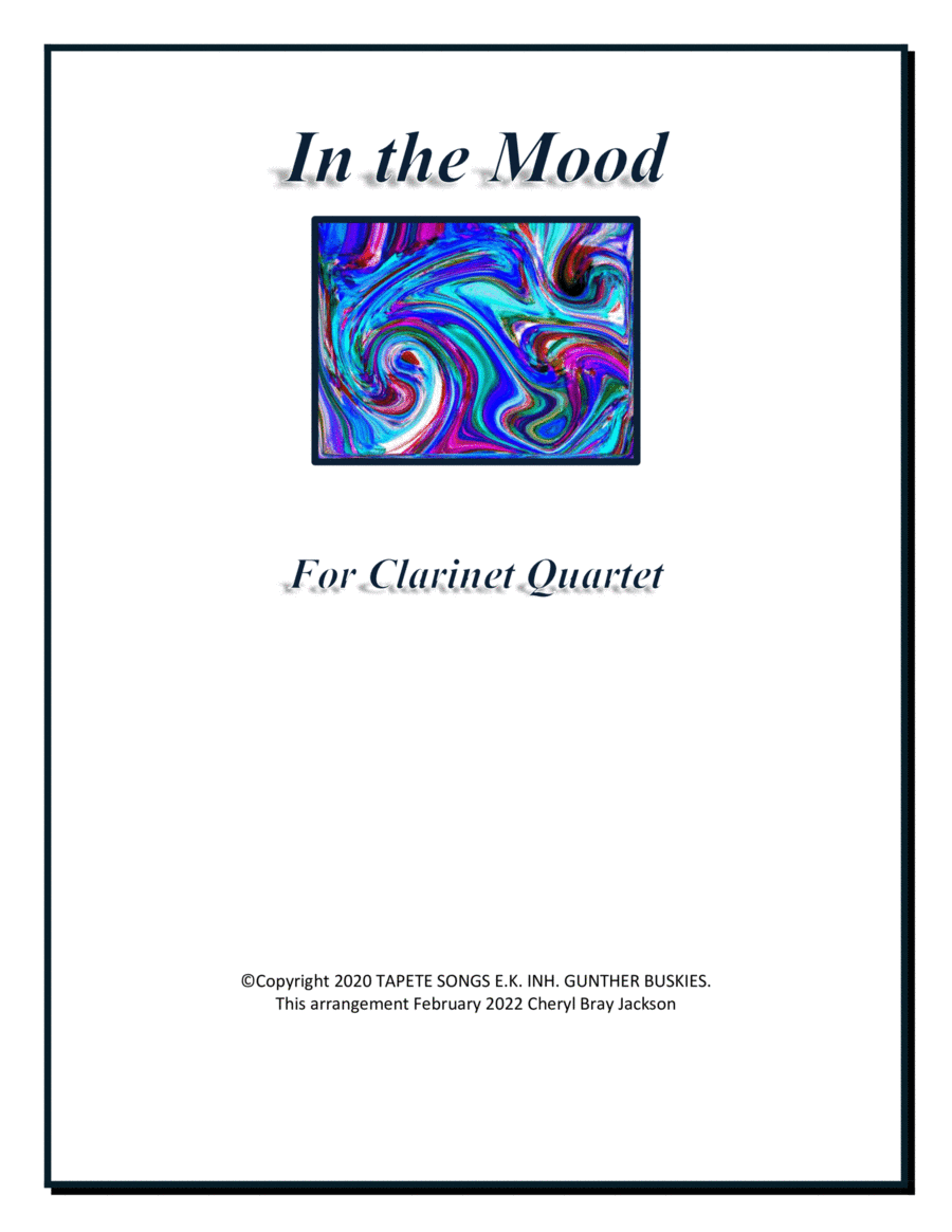 In The Mood Woodwind Quartet scores gallery preview page 1