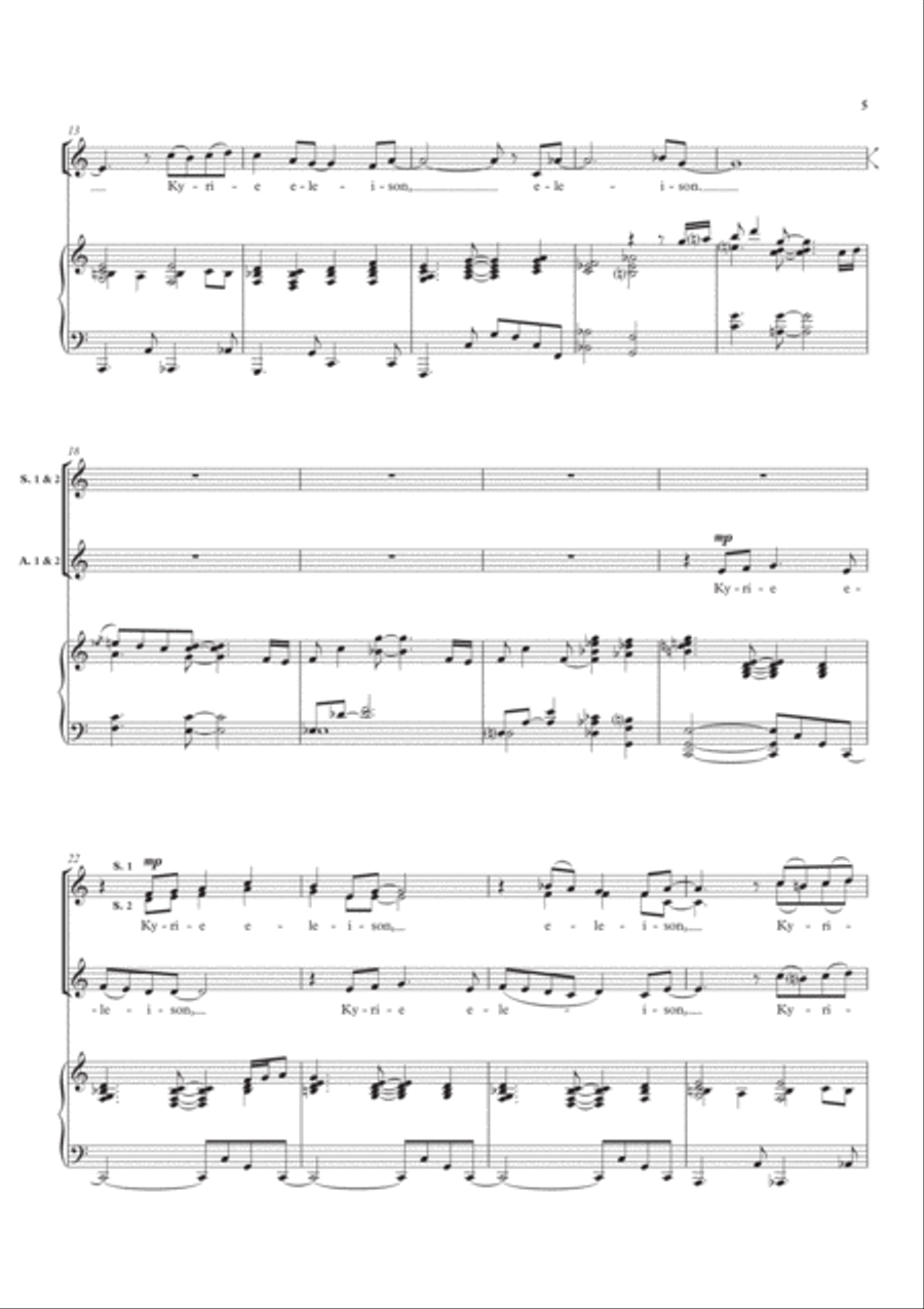 Nidaros Jazz Mass SSAA scores gallery preview page 5