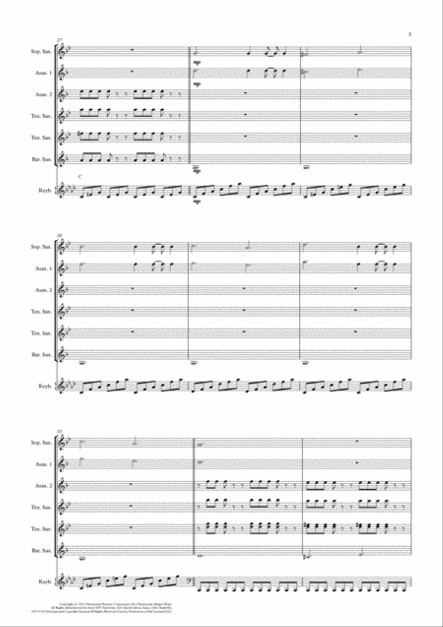 London Calling London Calling Woodwind Quartet scores gallery preview page 5