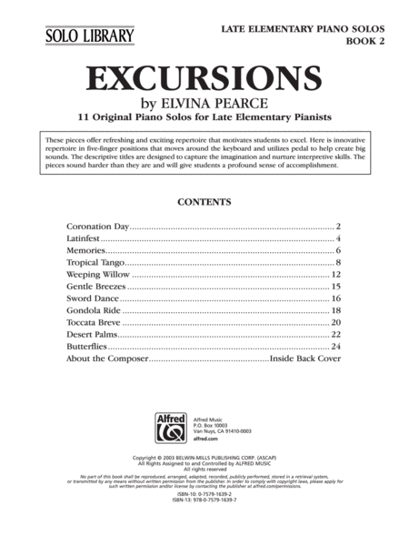 Excursions, Book 2