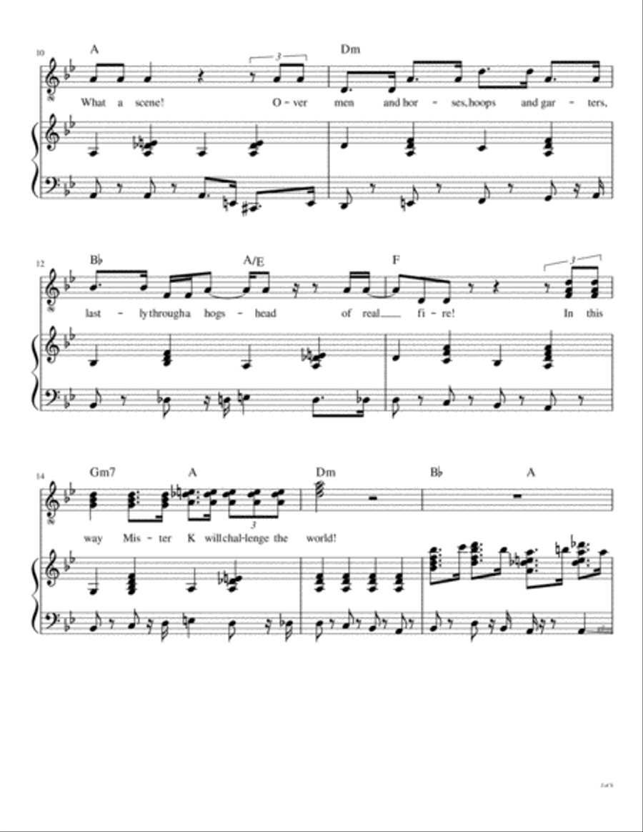 Being For The Benefit Of Mr. Kite Voice scores gallery preview page 3