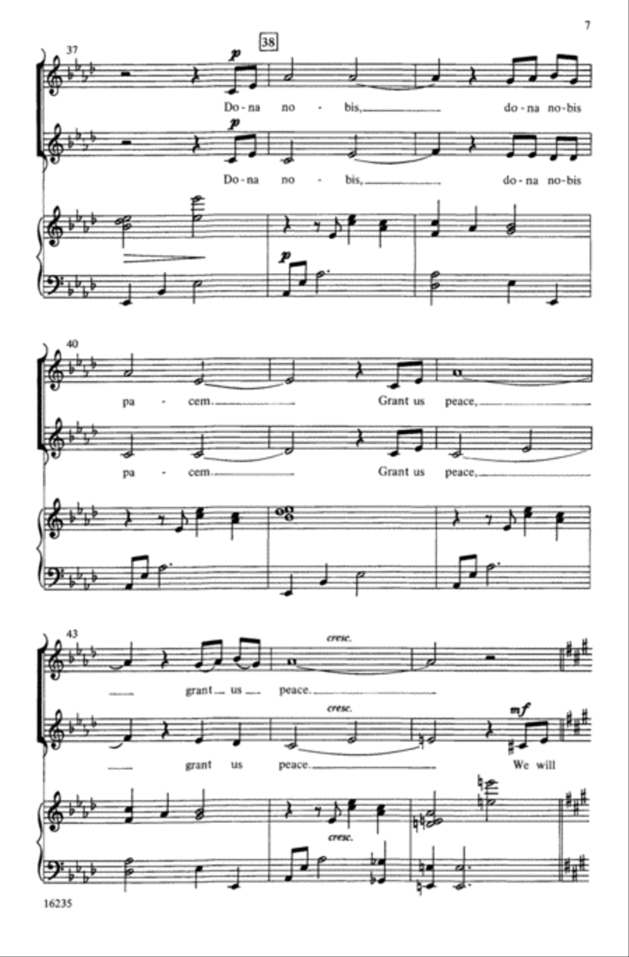 Simple Song of Peace Simple Song of Peace Choir scores gallery preview page 5