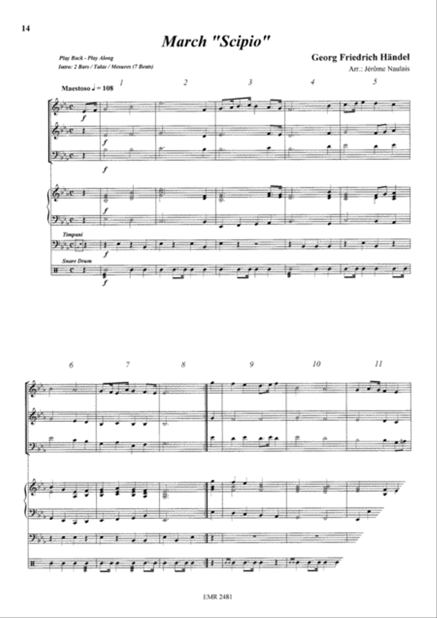 Album Volume 1 Brass Trio scores gallery preview page 6