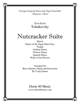 Book cover for Nutcracker Suite (for Brass Quintet, Organ and Percussion)
