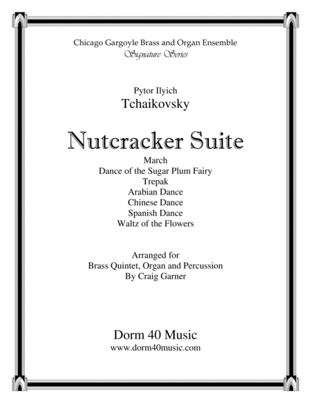 Nutcracker Suite (for Brass Quintet, Organ and Percussion) image number null
