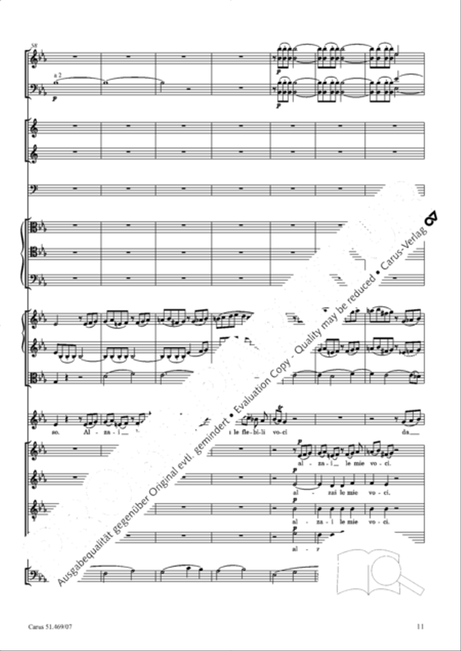 Davide penitente 4-Part scores gallery preview page 24