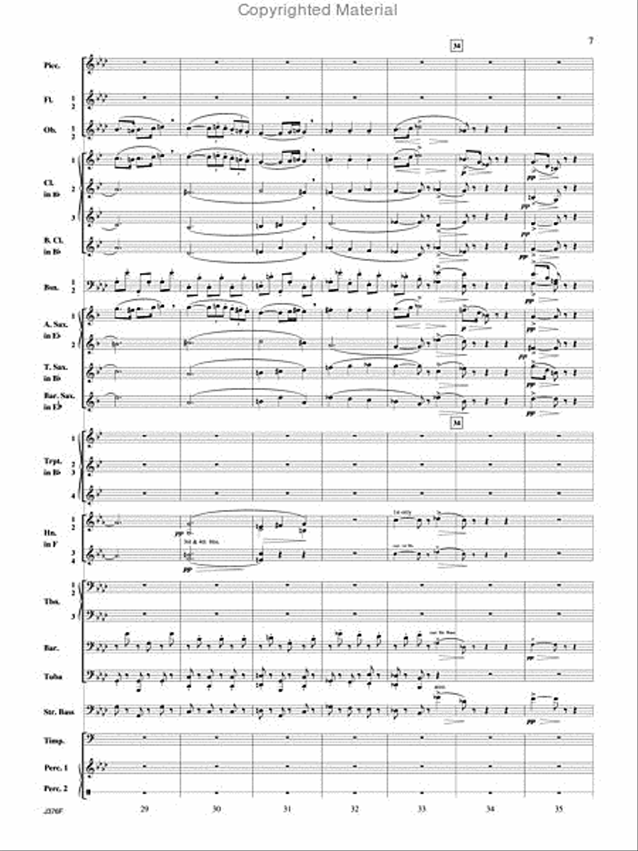 William Tell Overture Concert Band scores gallery preview page 8
