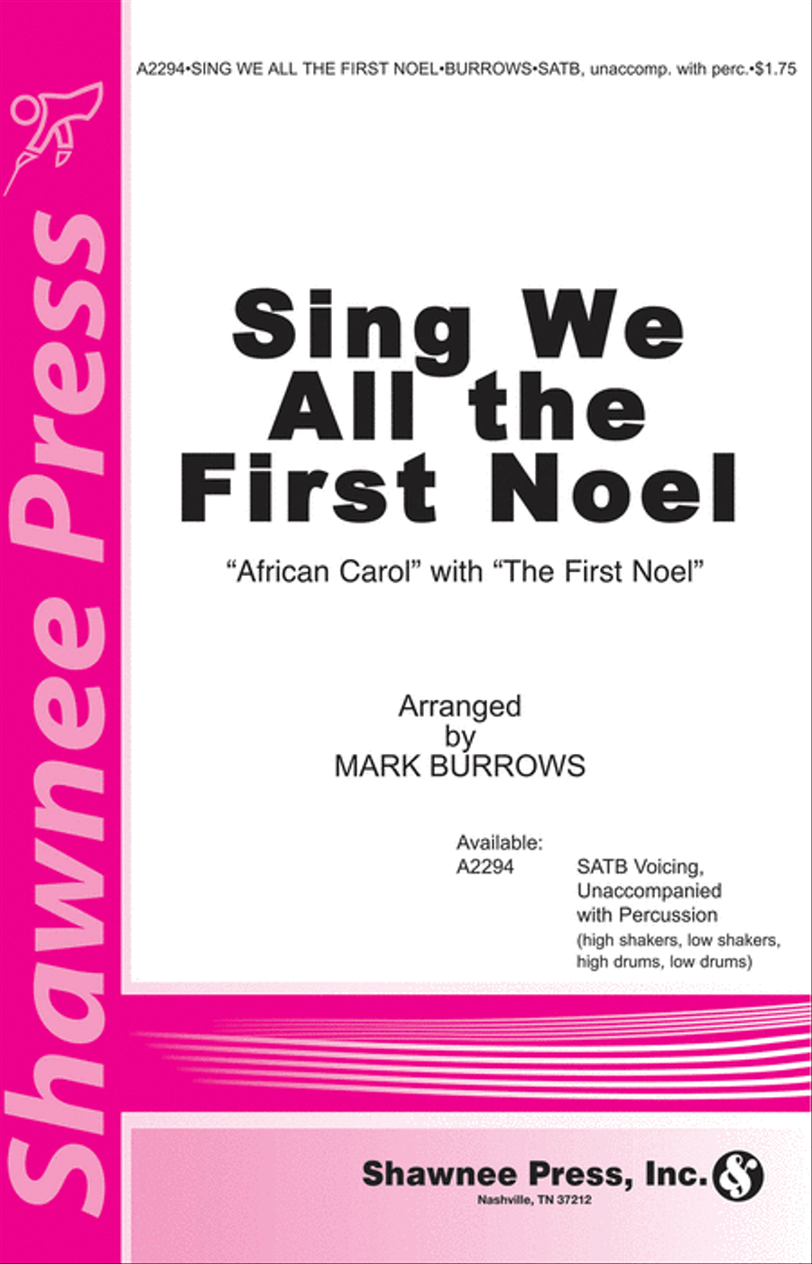 Sing We All the First Noel 4-Part scores gallery preview page 1