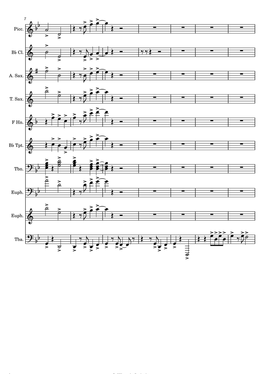 Nasty Nasty Marching Band scores gallery preview page 2