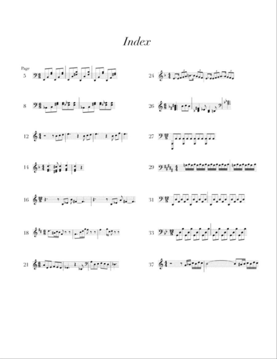 Evan Frantz a collection of composition's for the piano opus 6 and 7 Piano Method scores gallery preview page 3