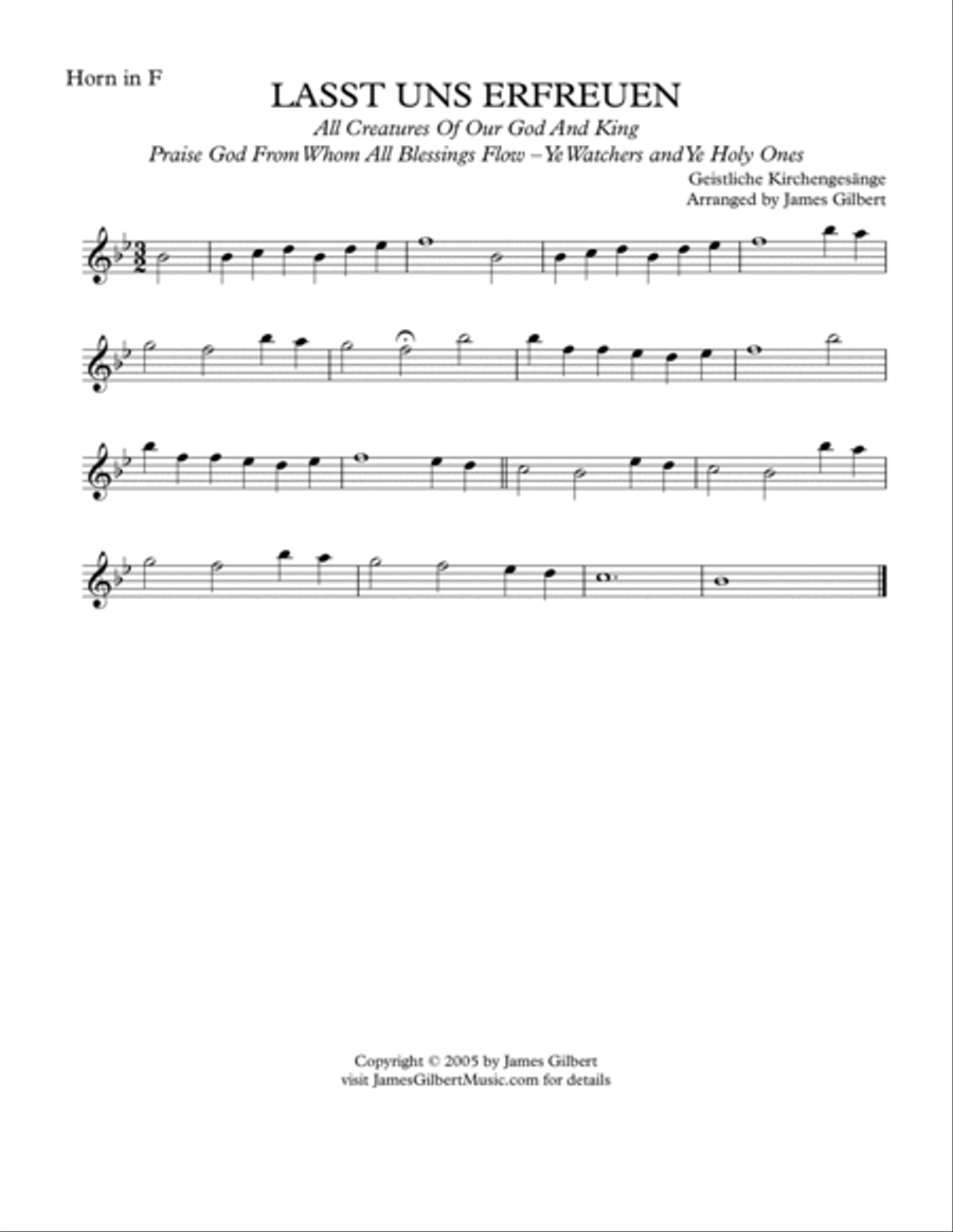 LASST UNS ERFREUEN LASST UNS ERFREUEN Small Ensemble scores gallery preview page 5
