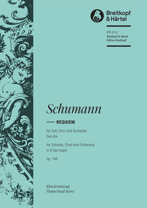 Book cover for Requiem in D flat major Op. 148