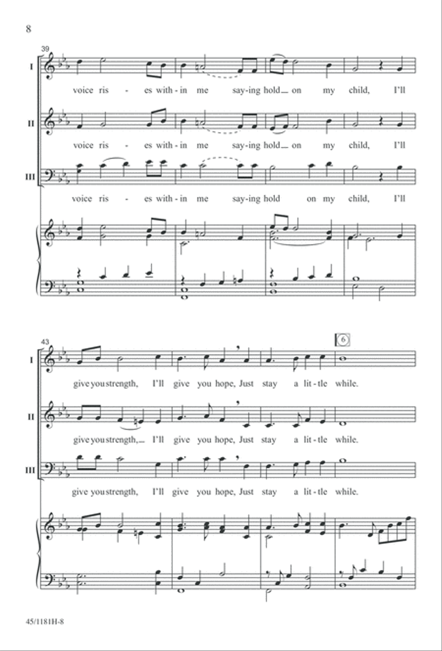 Contemporary Choral Classics 3-Part scores gallery preview page 8
