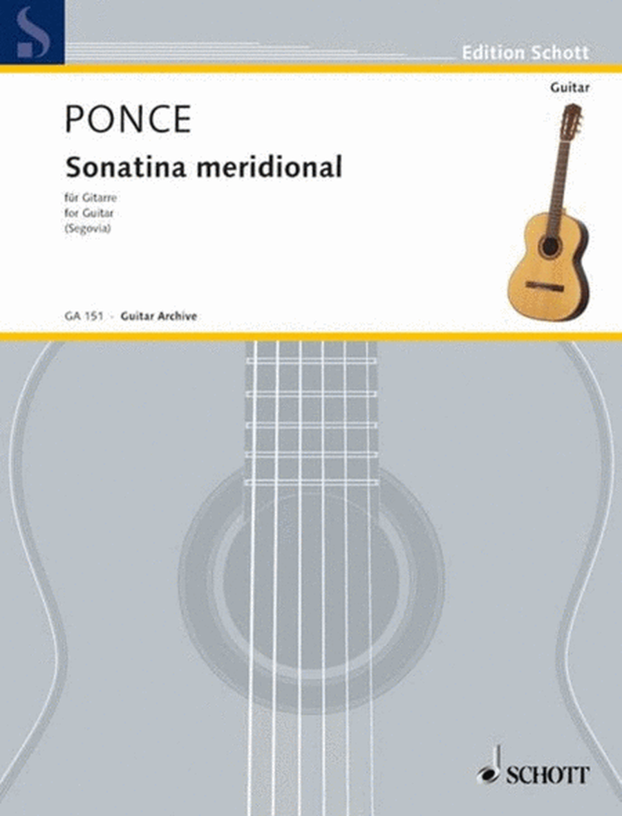 Ponce - Sonatina Meridional For Guitar
