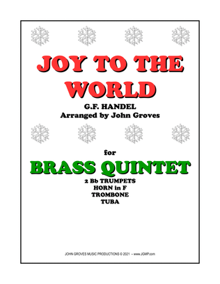 Book cover for Joy To The World - Brass Quintet