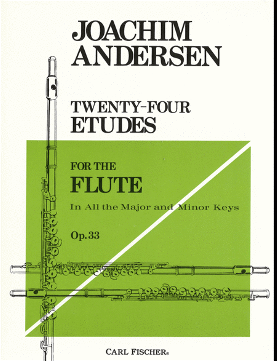 Twenty-Four Etudes Flute scores gallery preview page 1