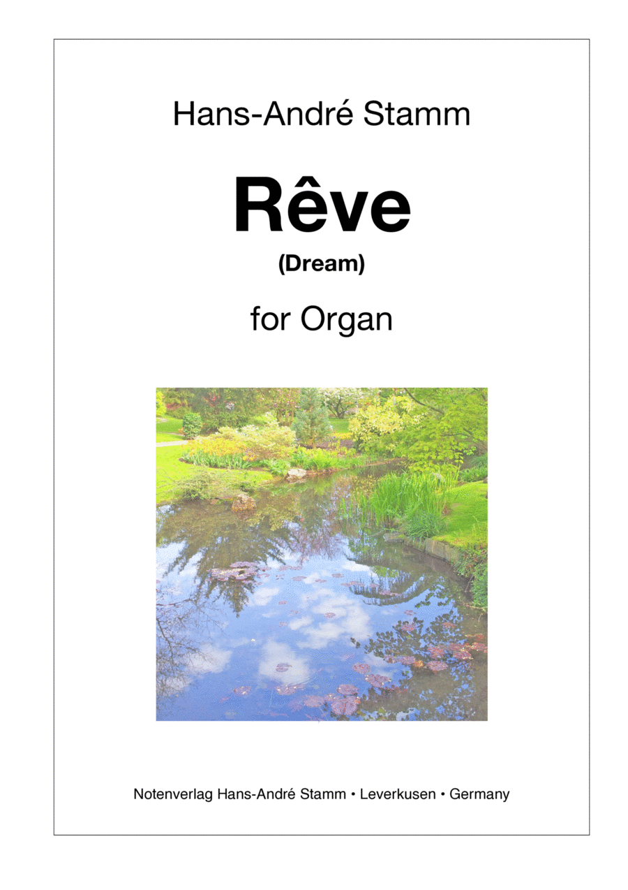 Rêve for organ Organ Solo scores gallery preview page 1