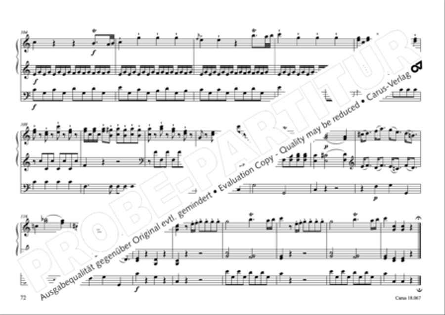 17 Church sonatas Organ Solo scores gallery preview page 73