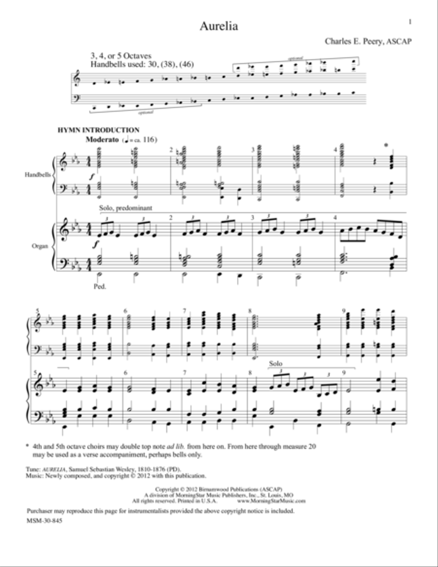 Aurelia Choir scores gallery preview page 1