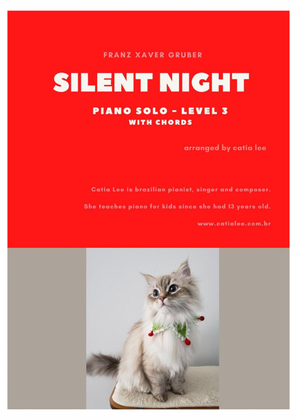 Book cover for Silent Night - Traditional for Piano Solo