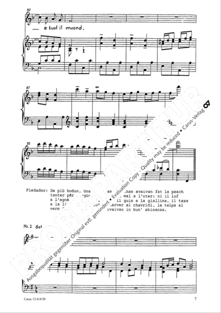 Dal gialet buondrius Voice Solo scores gallery preview page 8